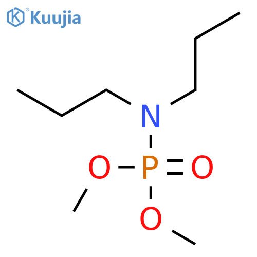 Phosphoramidic acid, dipropyl-, dimethyl ester structure
