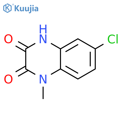 6-Chloro-1-methylquinoxaline-2,3(1H,4H)-dione structure