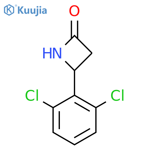 4-(2,6-dichlorophenyl)azetidin-2-one structure