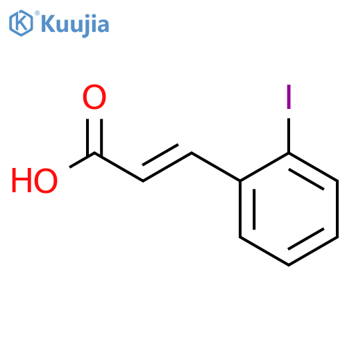 2-Propenoic acid, 3-(2-iodophenyl)-, (E)- structure