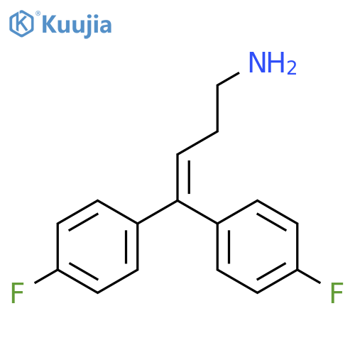3-Buten-1-amine, 4,4-bis(4-fluorophenyl)- structure
