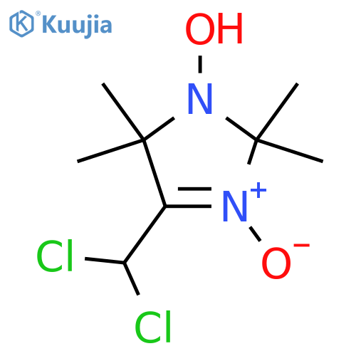 1-Hydroxy-4-dichloromethyl-2,2,5,5-tetramethyl-3-imidazoline-3-oxide structure