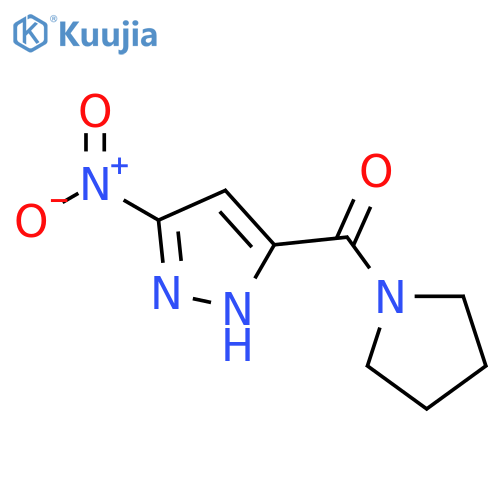(3-nitro-1H-pyrazol-5-yl)-pyrrolidin-1-yl-methanone structure