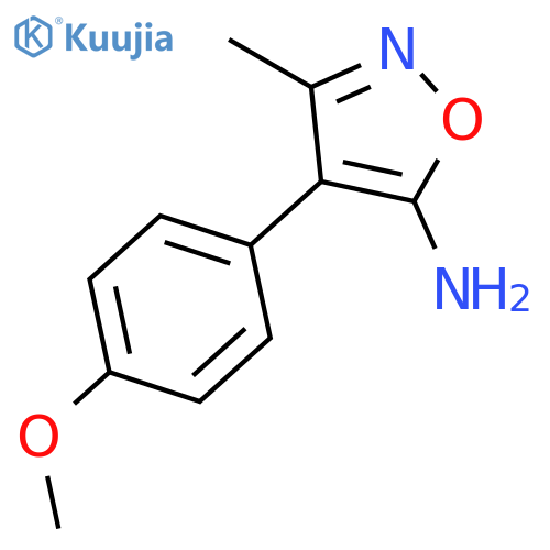 4-(4-Methoxyphenyl)-3-methylisoxazol-5-amine structure