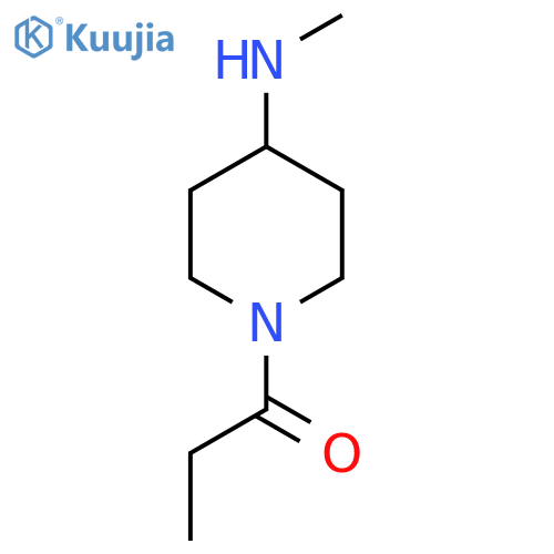 4-Methylamino-1-propionylpiperidine structure