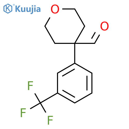 4-(3-Trifluoromethyl-Phenyl)-Tetrahydro-Pyran-4-Carbaldehyde structure