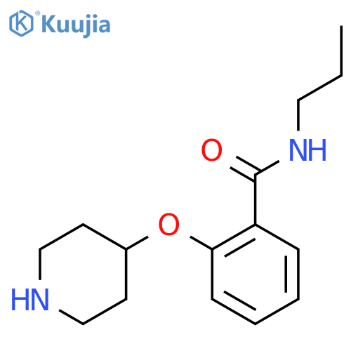 2-(Piperidin-4-yloxy)-N-propyl-benzamide structure