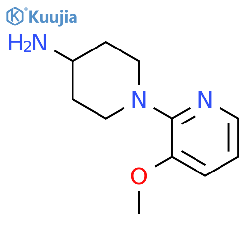 1-(3-Methoxypyridin-2-yl)piperidin-4-amine structure