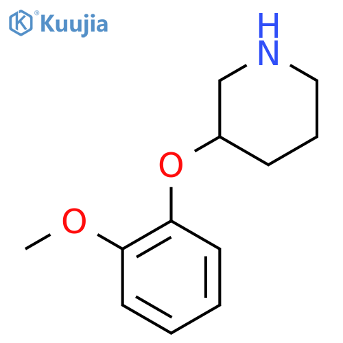 3-(2-Methoxyphenoxy)piperidine structure