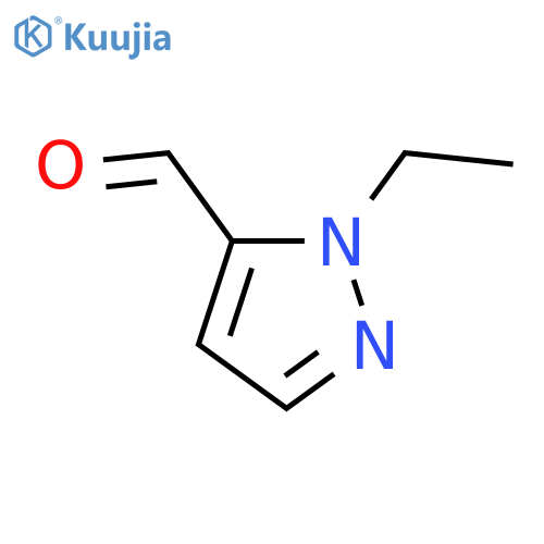 1-Ethyl-1H-pyrazole-5-carbaldehyde structure