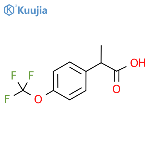 2-(4-Trifluoromethoxyphenyl)Propionic Acid structure