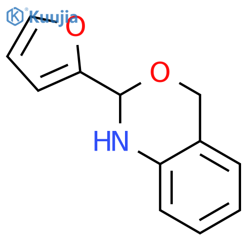2H-3,1-Benzoxazine, 2-(2-furanyl)-1,4-dihydro- structure