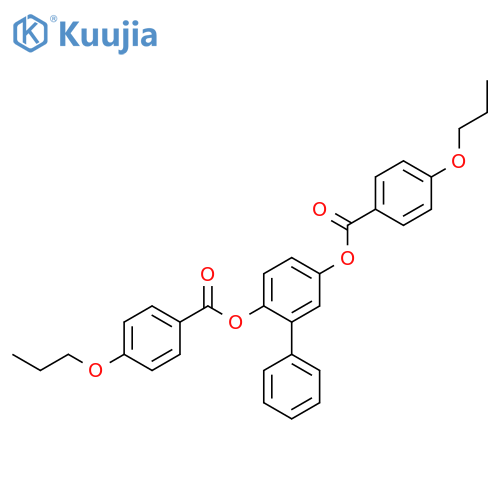 Benzoic acid, 4-propoxy-, [1,1'-biphenyl]-2,5-diyl ester (9CI) structure