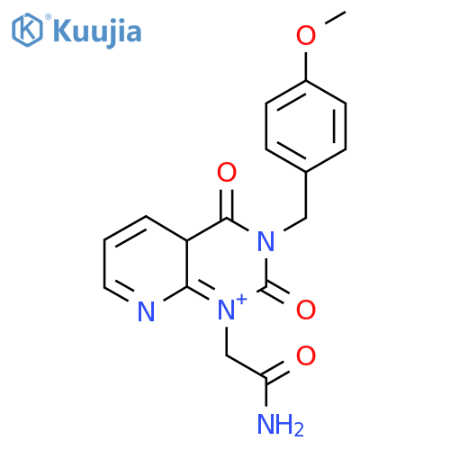 2-{3-(4-methoxyphenyl)methyl-2,4-dioxo-1H,2H,3H,4H-pyrido2,3-dpyrimidin-1-yl}acetamide structure