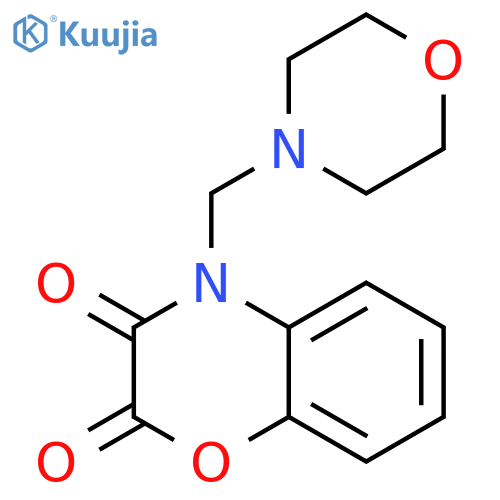 2H-1,4-Benzoxazine-2,3(4H)-dione, 4-(4-morpholinylmethyl)- structure
