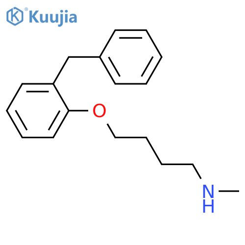 4-(2-Benzylphenoxy)-N-methylbutan-1-amine structure
