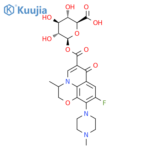 Ofloxacin Acyl-β-D-glucuronide (80%)(Mixture of Diastereomers) structure
