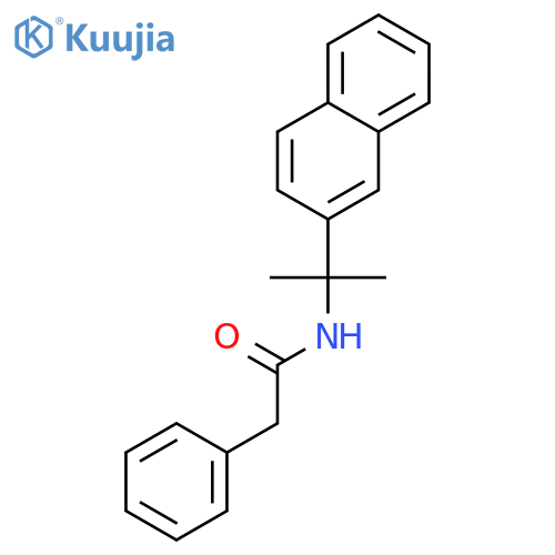 Benzeneacetamide, N-[1-methyl-1-(2-naphthalenyl)ethyl]- structure