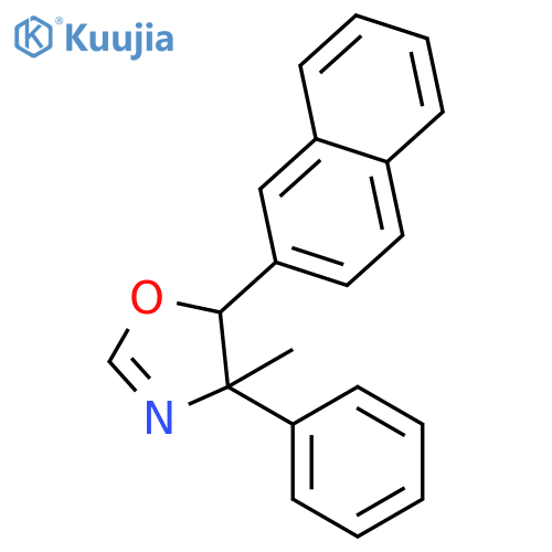 OXAZOLE, 4,5-DIHYDRO-4-METHYL-5-(2-NAPHTHALENYL)-4-PHENYL- structure