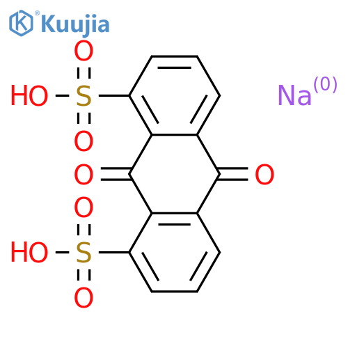 1,8-Anthracenedisulfonicacid, 9,10-dihydro-9,10-dioxo-, sodium salt (1:2) structure
