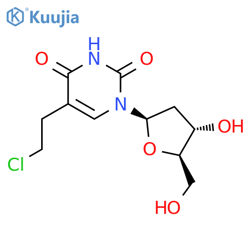Uridine,5-(2-chloroethyl)-2'-deoxy- (9CI) structure
