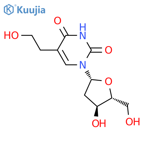 5-(2-Hydroxyethyl)-2'-deoxyuridine structure