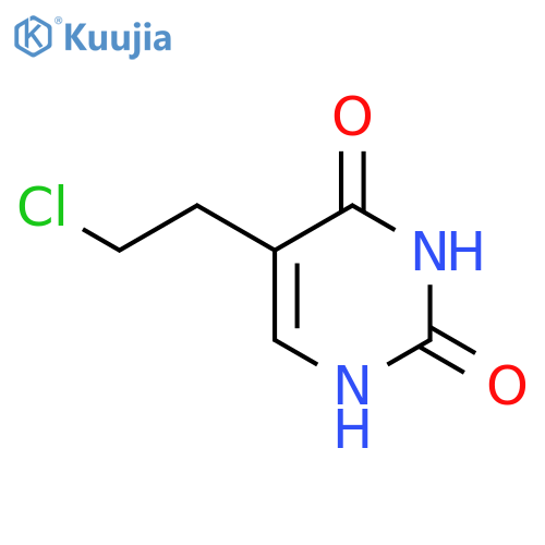 2,4(1H,3H)-Pyrimidinedione,5-(2-chloroethyl)- structure