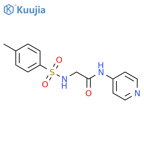 ACETAMIDE, 2-[[(4-METHYLPHENYL)SULFONYL]AMINO]-N-4-PYRIDINYL- structure