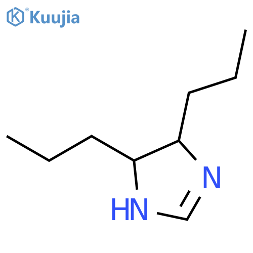 1H-Imidazole, 4,5-dihydro-4,5-dipropyl- structure