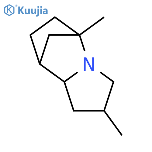 5,8-Methanoindolizine,octahydro-2,5-dimethyl- structure