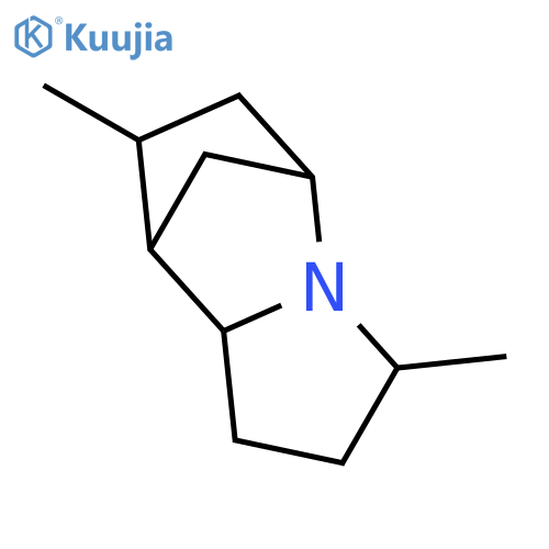 5,8-Methanoindolizine, octahydro-3,7-dimethyl- structure