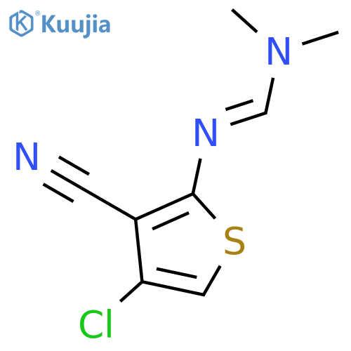 Methanimidamide, N'-(4-chloro-3-cyano-2-thienyl)-N,N-dimethyl- structure