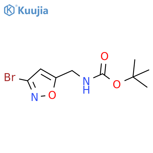 N-Boc-5-(Aminomethyl)-3-bromoisoxazole structure