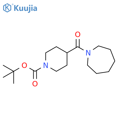 tert-Butyl 4-[(azepan-1-yl)carbonyl]piperidine-1-carboxylate structure