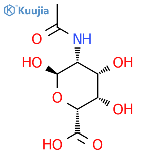 a-L-Talopyranuronic acid,2-(acetylamino)-2-deoxy- structure