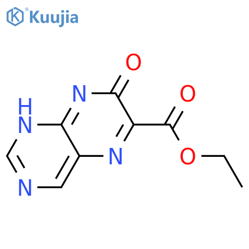 ethyl 7-hydroxypteridine-6-carboxylate structure