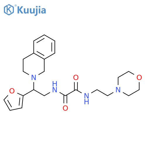 N-2-(furan-2-yl)-2-(1,2,3,4-tetrahydroisoquinolin-2-yl)ethyl-N'-2-(morpholin-4-yl)ethylethanediamide structure
