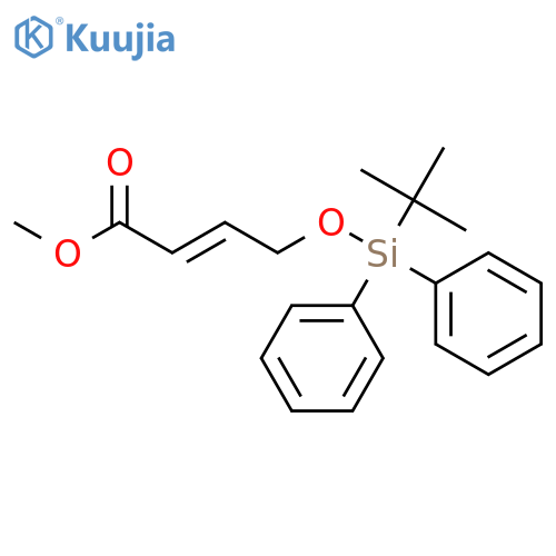 Methyl 4-{[tert-butyl(diphenyl)silyl]oxy}but-2-enoate structure