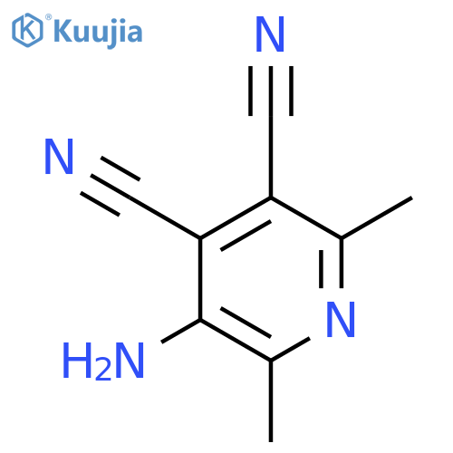 3,4-Pyridinedicarbonitrile, 5-amino-2,6-dimethyl- structure