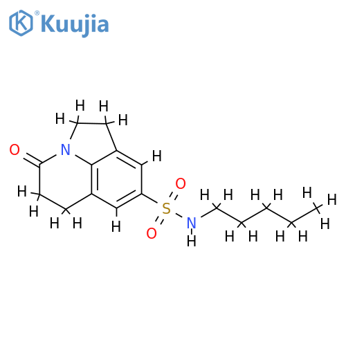 11-oxo-N-pentyl-1-azatricyclo6.3.1.0^{4,12}dodeca-4(12),5,7-triene-6-sulfonamide structure
