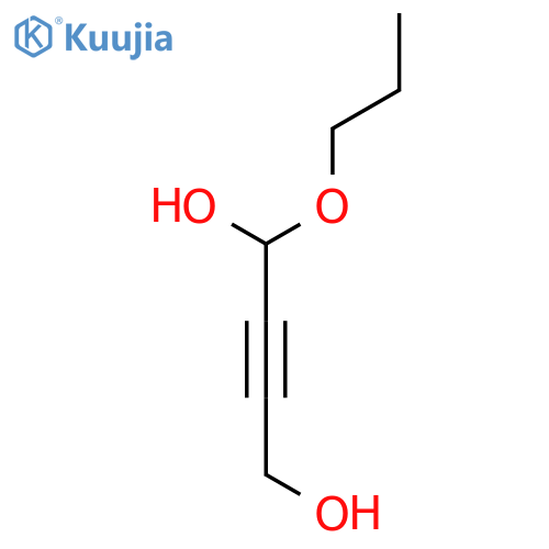 2-Butyne-1,4-diol, 1-propoxy- structure