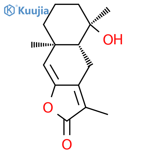 Naphtho[2,3-b]furan-2(4H)-one,4a,5,6,7,8,8ahexahydro- 5-hydroxy-3,5,8a-trimethyl-,(4aR,5R,8aR)- structure