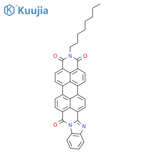 BENZIMIDAZO[2,1-A]ANTHRA[2,1,9-DEF:6,5,10-D'E'F']DIISOQUINOLINE-1,3,8(2H)-TRIONE, 2-OCTYL- structure