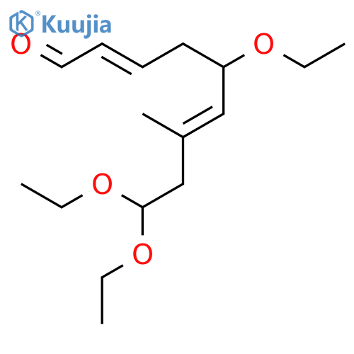 2,6-Nonadienal, 5,9,9-triethoxy-7-methyl- structure