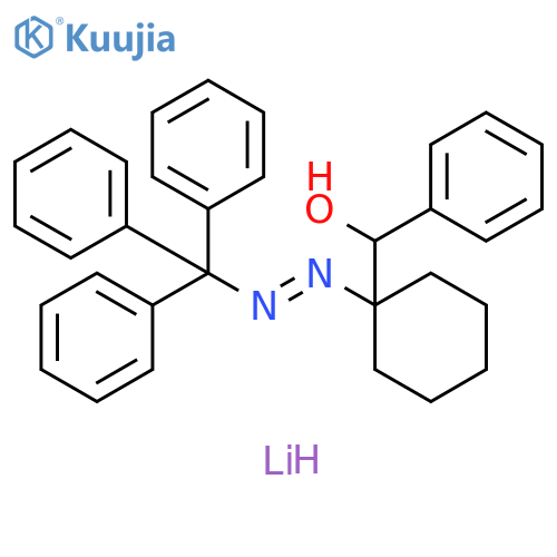 Benzenemethanol, α-[1-[2-(triphenylmethyl)diazenyl]cyclohexyl]-, lithium salt (1:1) structure