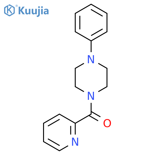 1-Phenyl-4-(pyridine-2-carbonyl)piperazine structure