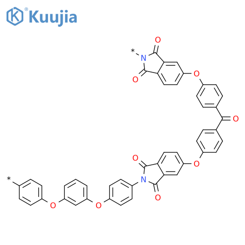 POLY[(1,3-DIHYDRO-1,3-DIOXO-2H-ISOINDOLE-2,5-DIYL)OXY-1,4-PHENYLENECARBONYL-1,4-PHENYLENEOXY(1,3-DIHYDRO-1,3-DIOXO-2H-ISOINDOLE-5,2-DIYL)-1,4-PHENYLENEOXY-1,3-PHENYLENEOXY-1,4-PHENYLENE] structure