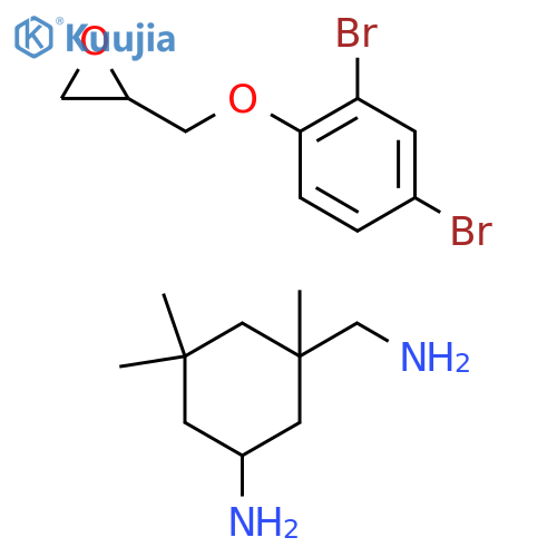 cyclohexanemethanamine, 5-amino-1,3,3-trimethyl-, reaction products with [(2,4-dibromophenoxy)methyl]oxirane structure