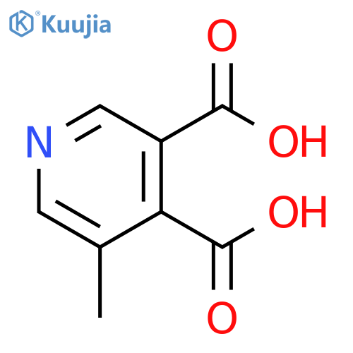 5-methylpyridine-3,4-dicarboxylic acid structure