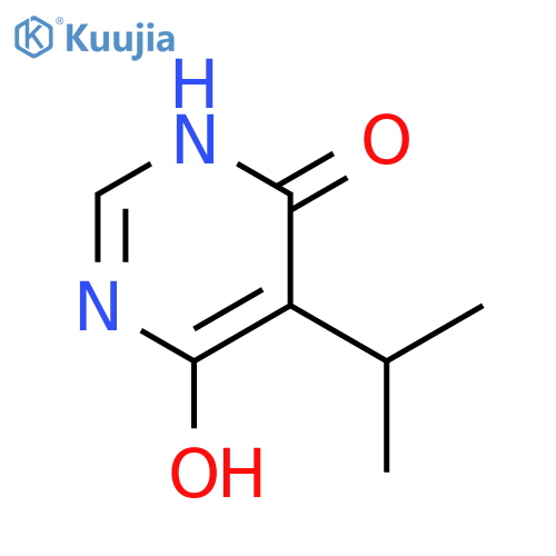 6-hydroxy-5-(propan-2-yl)-3,4-dihydropyrimidin-4-one structure